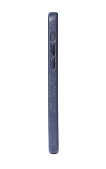Funda de piel iPhone 12 Mini Azul