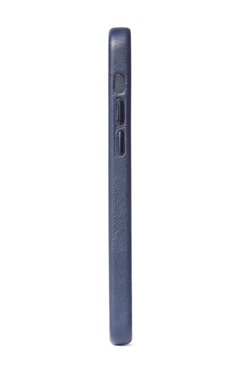 Funda de piel iPhone 12 Mini Azul