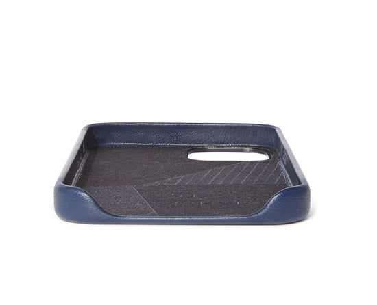 Funda de piel iPhone 12 Mini Azul