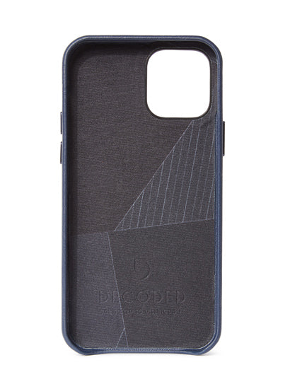 Funda de piel iPhone 12 Mini Azul