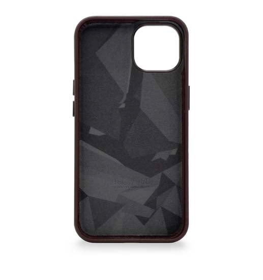 Funda de Cuero MagSafe para iPhone 14 Plus Chocolate