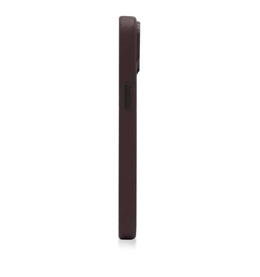 Funda de Cuero MagSafe para iPhone 14 Plus Chocolate