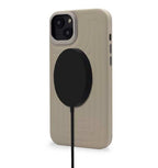 Funda de piel MagSafe para iPhone 14 Plus Beige