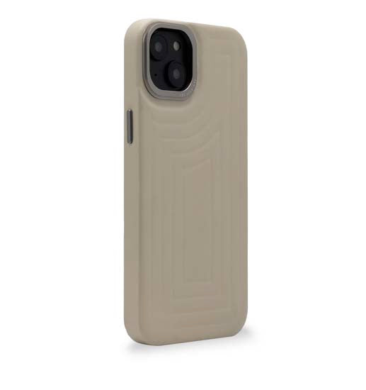 Funda de piel MagSafe para iPhone 14 Plus Beige