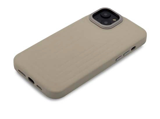 Funda de piel MagSafe para iPhone 14 Plus Beige