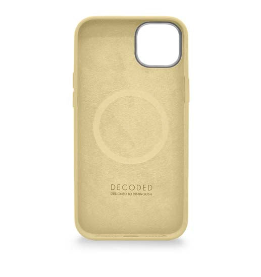 Funda de Silicona Antimicrobiana MagSafe para iPhone 14 Plus Beige