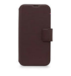 Funda Folio de Piel iPhone 14 Plus Marrón