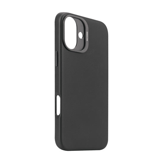 Funda de cuero iPhone 16 Plus Negro