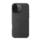 Funda de cuero iPhone 16 Plus Negro