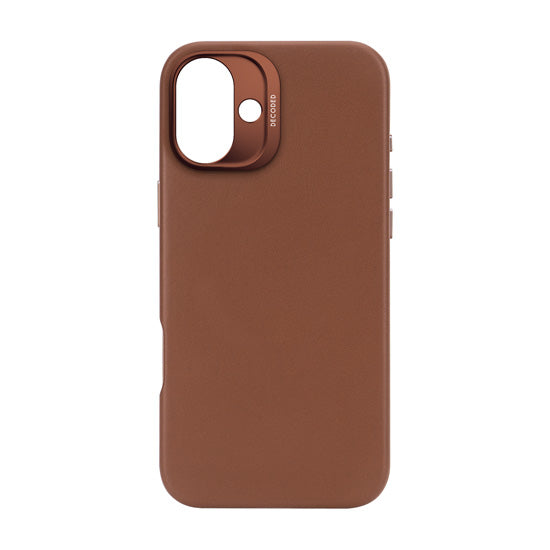 Funda de piel iPhone 16 Plus Tan