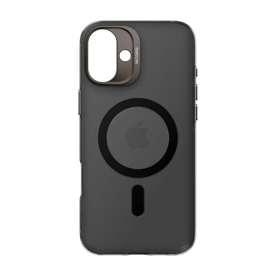 Funda MagSafe de plástico reciclado para iPhone 16 Plus Negro