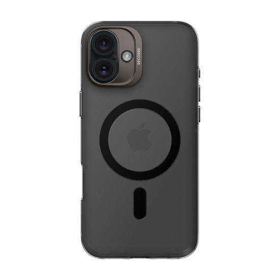 Funda MagSafe de plástico reciclado para iPhone 16 Plus Negro