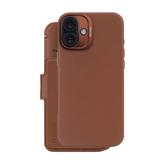 Folio desmontable MagSafe iPhone 16 Plus Tan