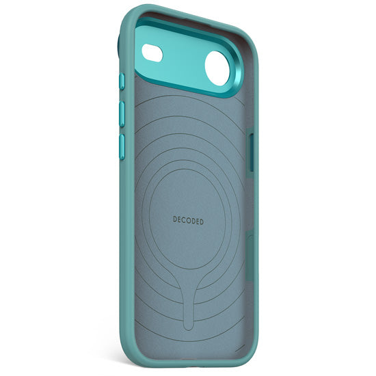 Funda MagSafe de Silicona Antimicrobiana iPhone Air Retro Blue