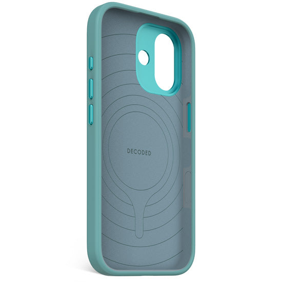 Funda de Silicona Antimicrobiana MagSafe para iPhone 17 Retro Blue