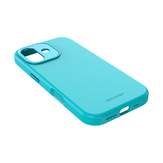 Funda de Silicona Antimicrobiana MagSafe para iPhone 17 Retro Blue