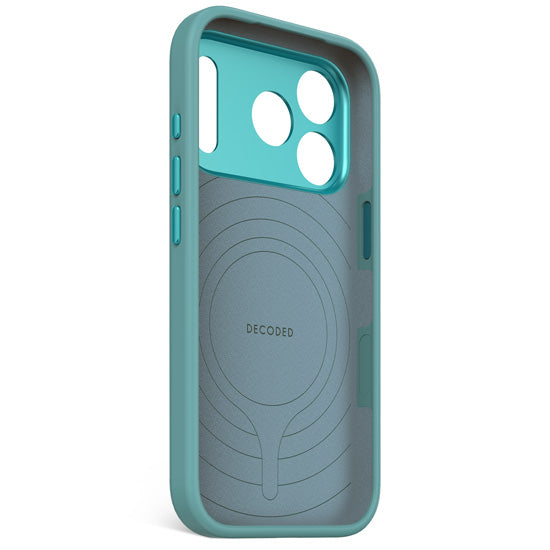 Funda de Silicona Antimicrobiana MagSafe para iPhone 17 Pro Retro Blue