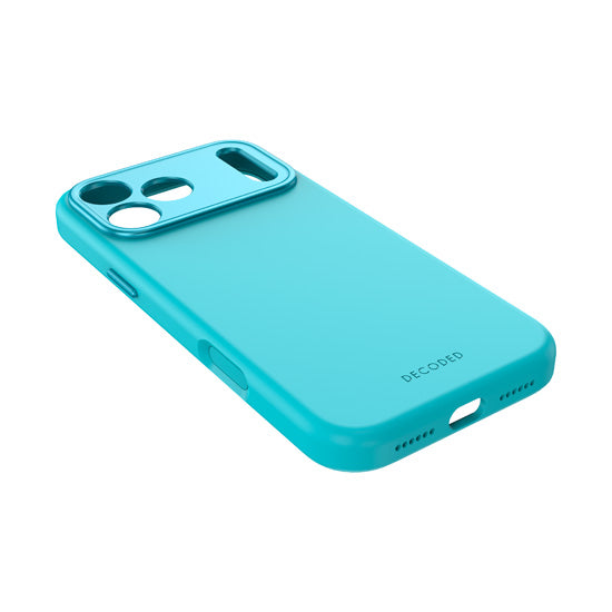 Funda de Silicona Antimicrobiana MagSafe para iPhone 17 Pro Max Retro Blue