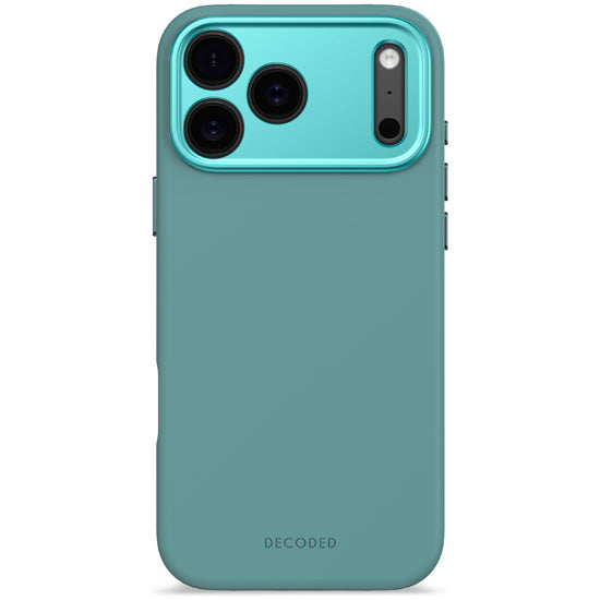 Funda de Silicona Antimicrobiana MagSafe para iPhone 17 Pro Max Retro Blue
