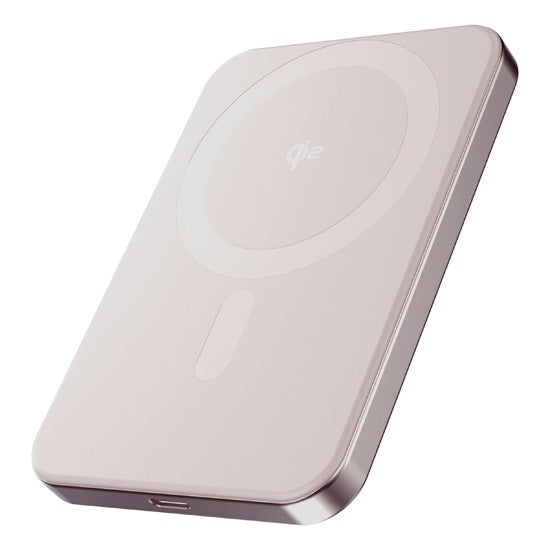 Ultra Slim Mag Wireless Powerbank 5000mAh Desert Rose