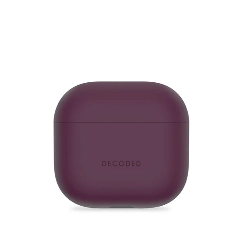 Funda de silicona para AirPods 4 y 5 Ciruela