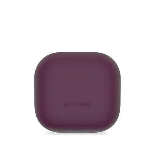 Funda de silicona para AirPods 4 y 5 Ciruela