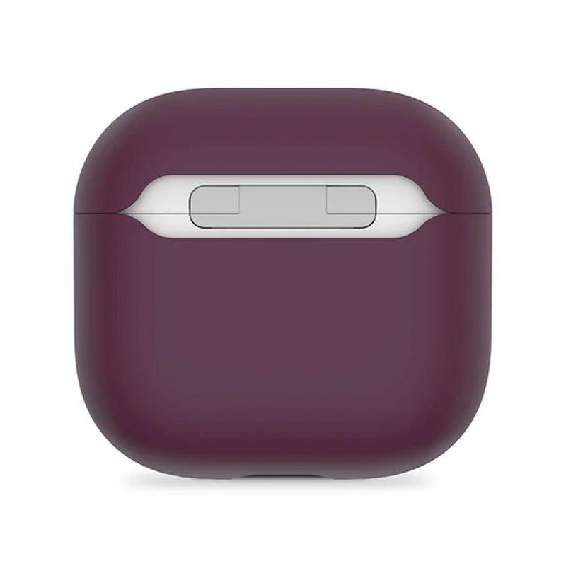Funda de silicona para AirPods 4 y 5 Ciruela
