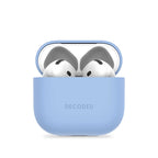 Funda de silicona para AirPods 4 y 5 Sky Blue