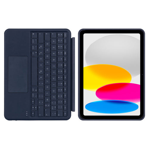 Folio con Teclado Bluetooth para iPad 11 (A16) y 10.9 (10.ª gen) AZERTY Navy