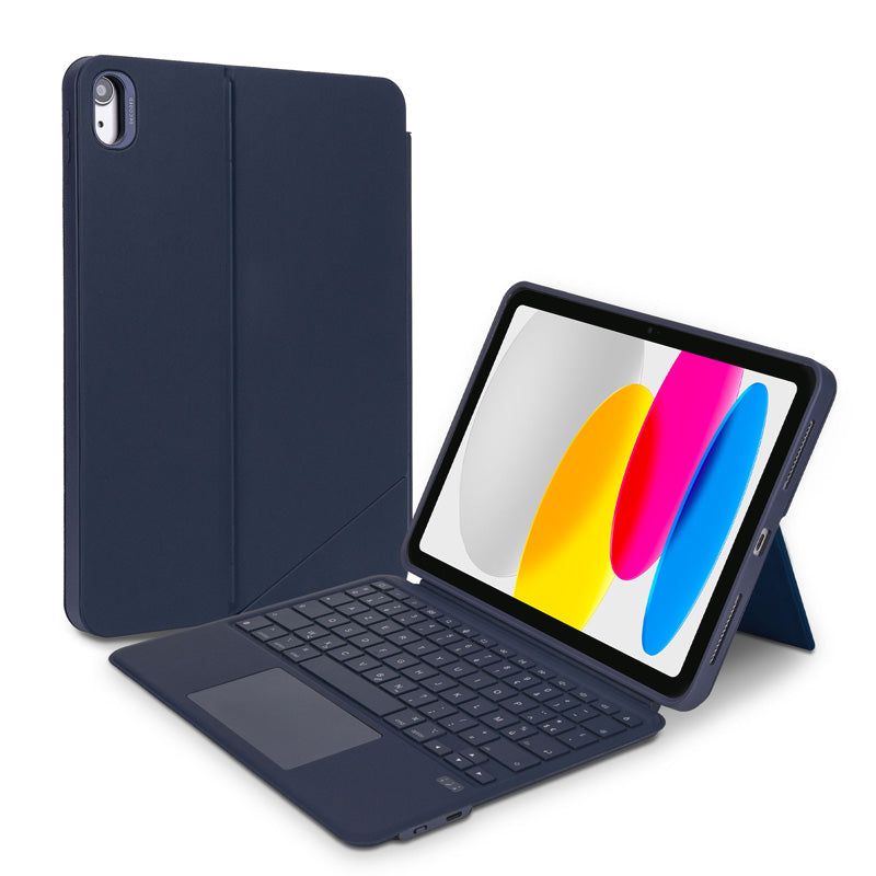Folio con Teclado Bluetooth para iPad 11 (A16) y 10.9 (10.ª gen) AZERTY Navy