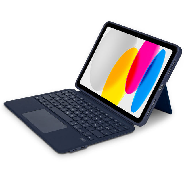 Folio con Teclado Bluetooth para iPad 11 (A16) y 10.9 (10.ª gen) AZERTY Navy