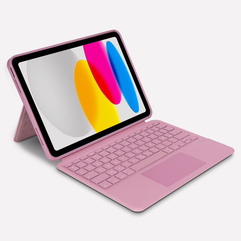 Folio con Teclado Bluetooth para iPad 11 (A16) y 10.9 (10ª gen) AZERTY Rosette