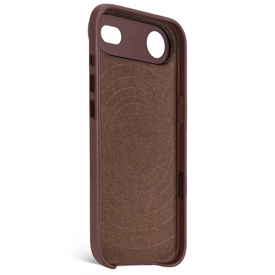 Funda de piel iPhone Air Chocolate Brown
