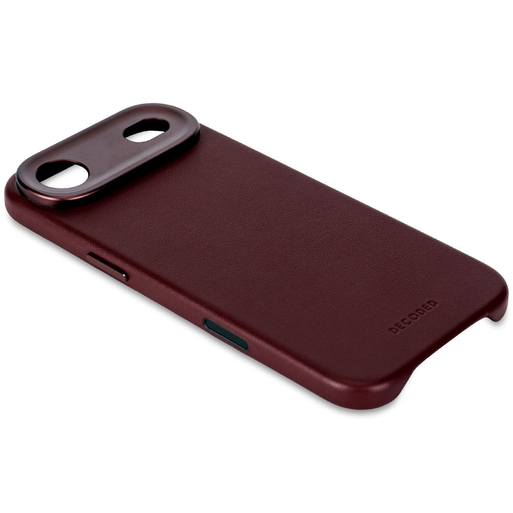 Funda de cuero iPhone Air Dark Ruby