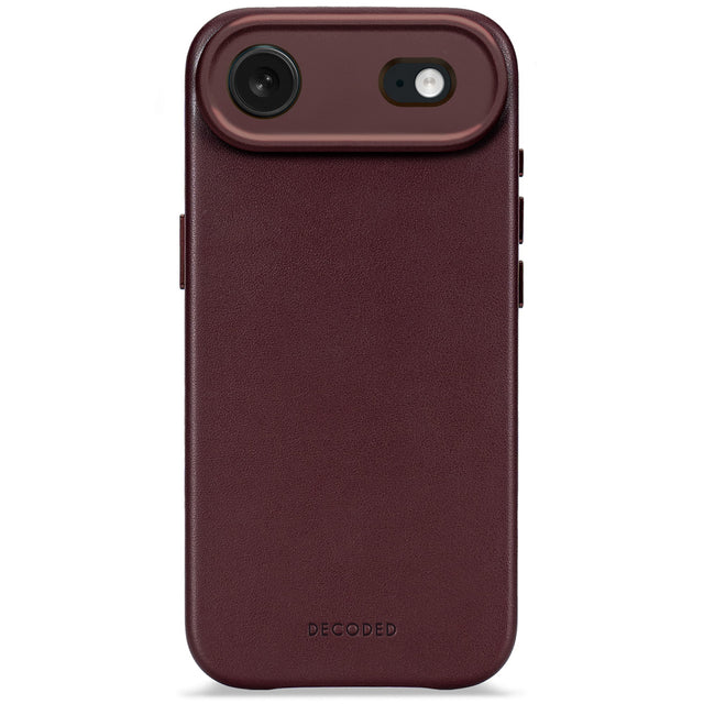 Funda de cuero iPhone Air Dark Ruby