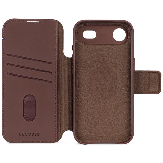 Folio desmontable MagSafe iPhone Air Marrón Chocolate