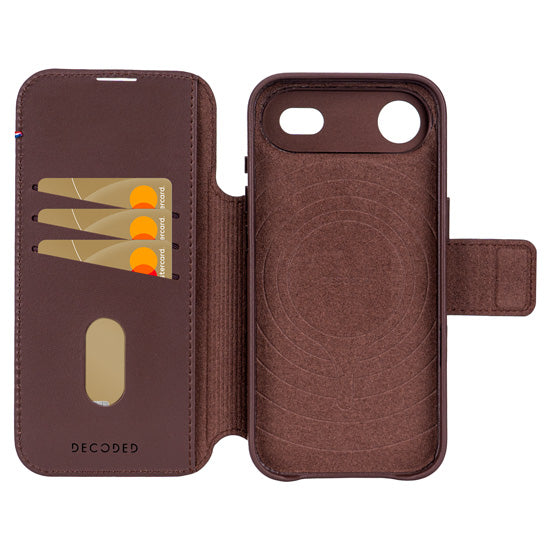Folio desmontable MagSafe iPhone Air Marrón Chocolate