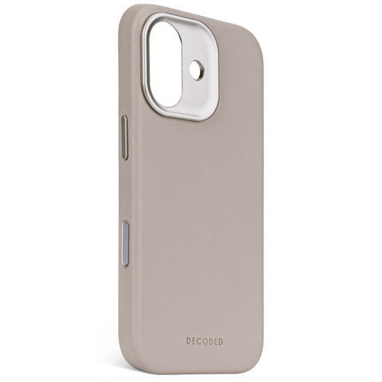 Funda de cuero iPhone 17 Solid clay