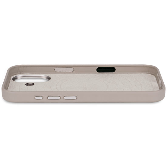 Funda de cuero iPhone 17 Solid clay