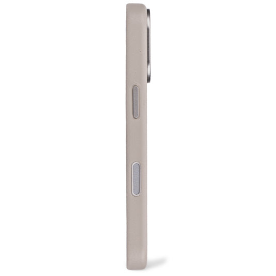 Funda de cuero iPhone 17 Solid clay