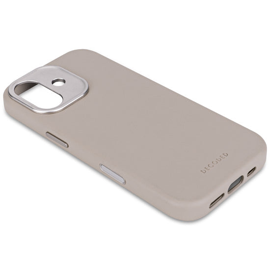 Funda de cuero iPhone 17 Solid clay