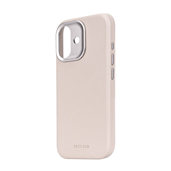 Funda de cuero iPhone 17 Solid clay