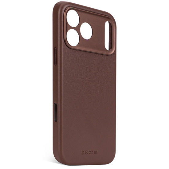 Funda de piel iPhone 17 Pro Chocolate brown