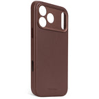 Funda de piel iPhone 17 Pro Chocolate brown