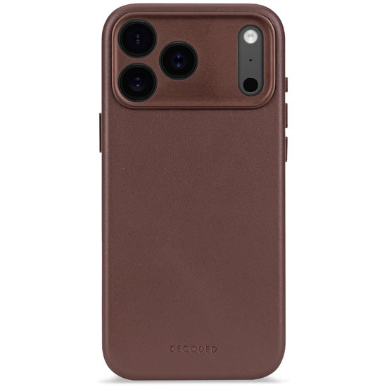 Funda de piel iPhone 17 Pro Chocolate brown