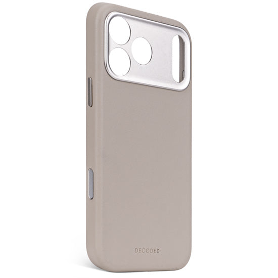 Funda de piel iPhone 17 Pro Solid clay