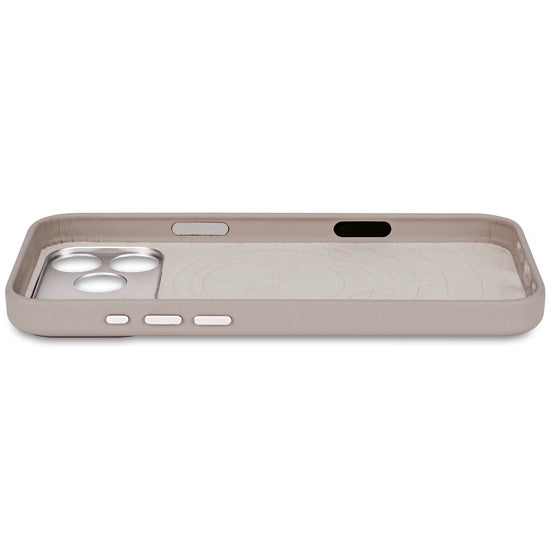Funda de piel iPhone 17 Pro Solid clay