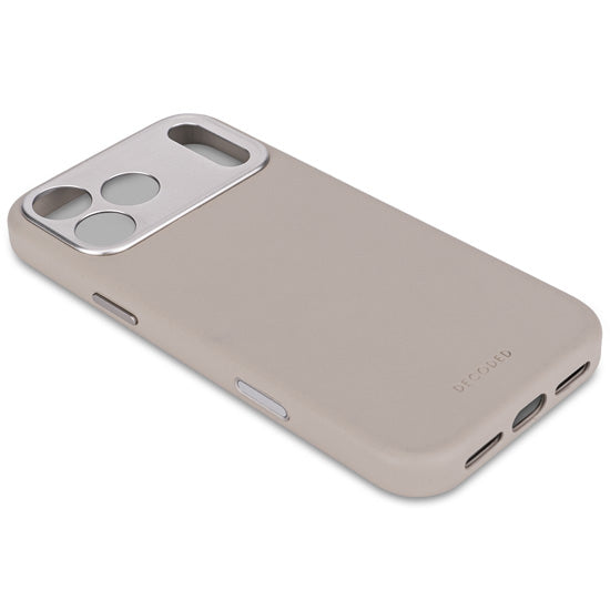 Funda de piel iPhone 17 Pro Solid clay
