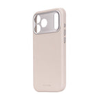 Funda de piel iPhone 17 Pro Solid clay