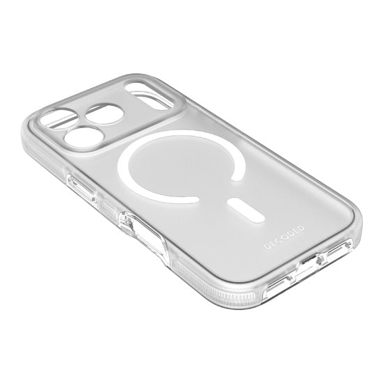 Funda transparente reforzada DropTec™ iPhone 17 Pro Frosted White